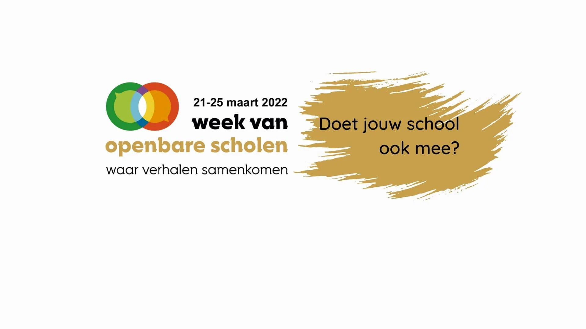 Week van Openbare Scholen 2022
