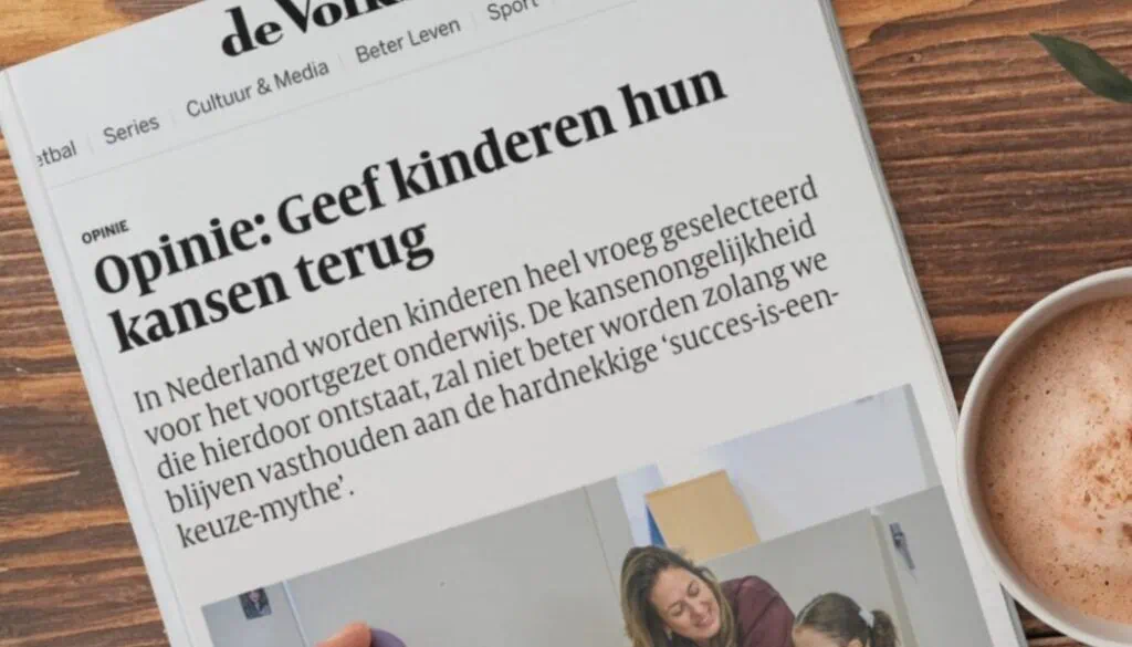 Geef kinderen hun kansen terug